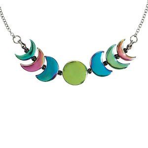 ISO Hot Topic Moon phase necklace